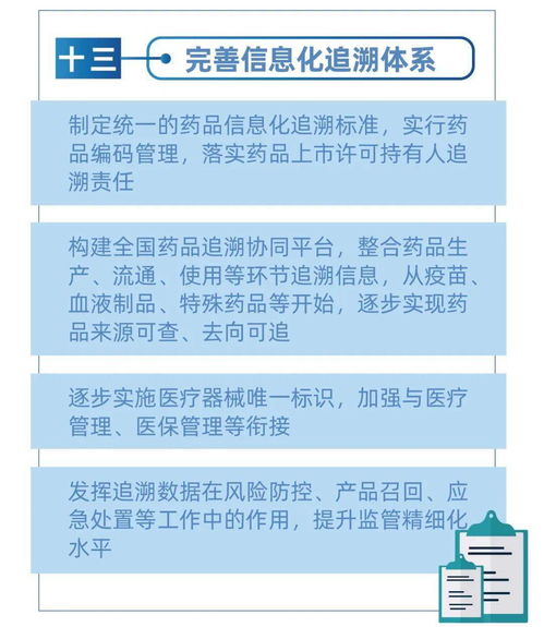 图解政策 速看 国务院办公厅关于全面加强药品监管能力建设的实施意见 十八项重点任务