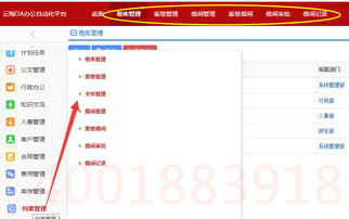 河南云海oa办公软件档案管理系统